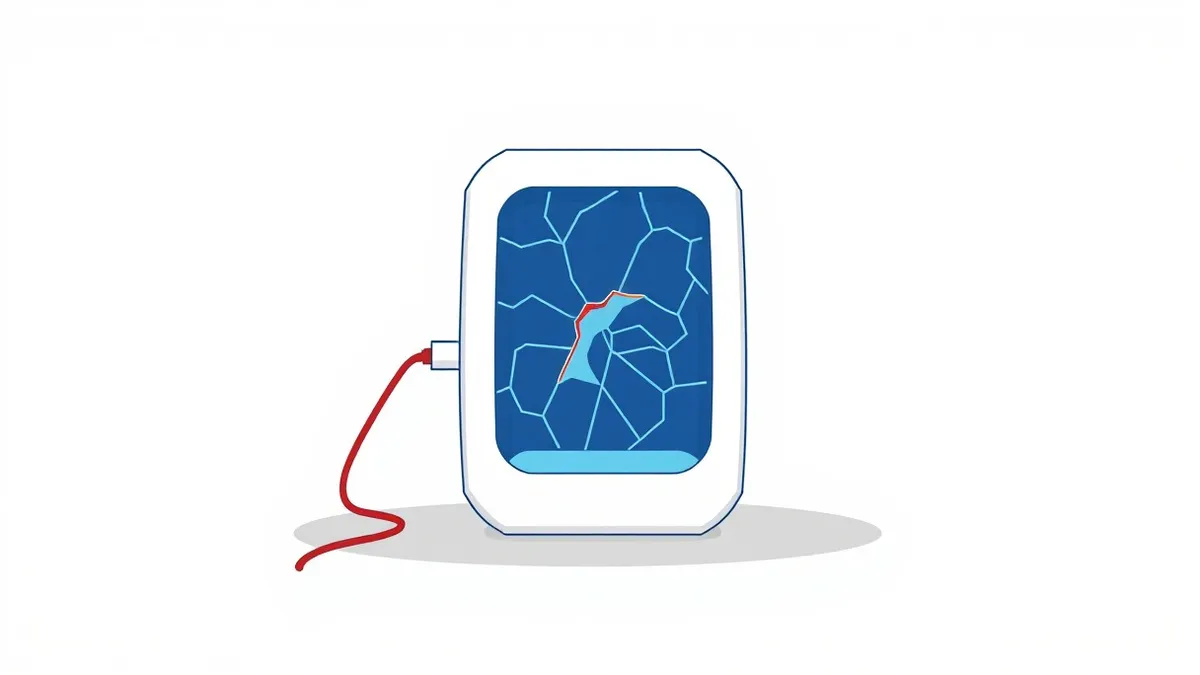 Illustration: A sleek white neural network node sits isolated on a dark floor.