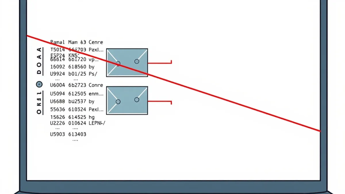 Illustration: A close-up of a generic Linux server console displaying abstract geometric blocks representing encrypted data packets.